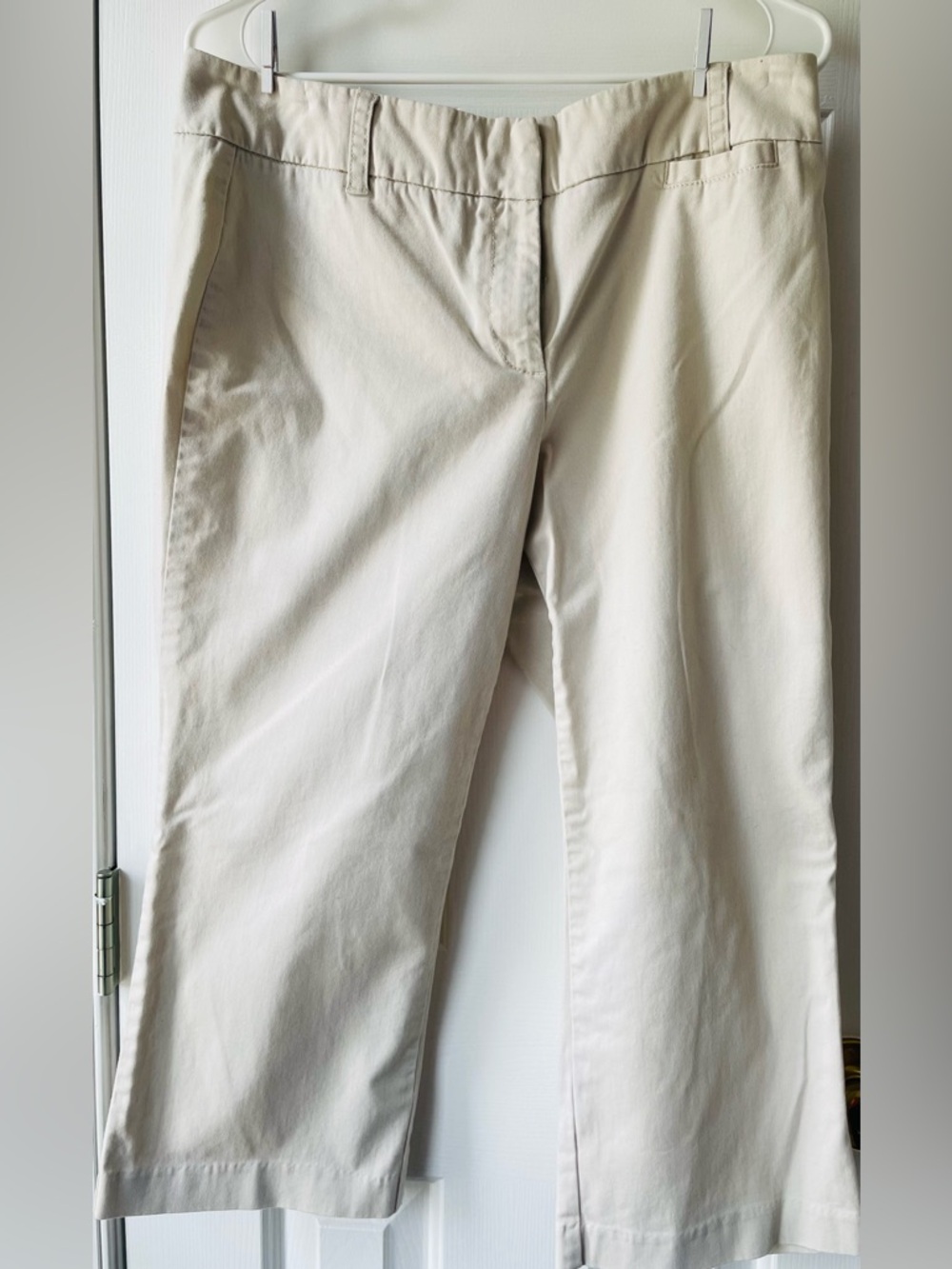 Tommy Hilfiger Cream Cropped Pants
